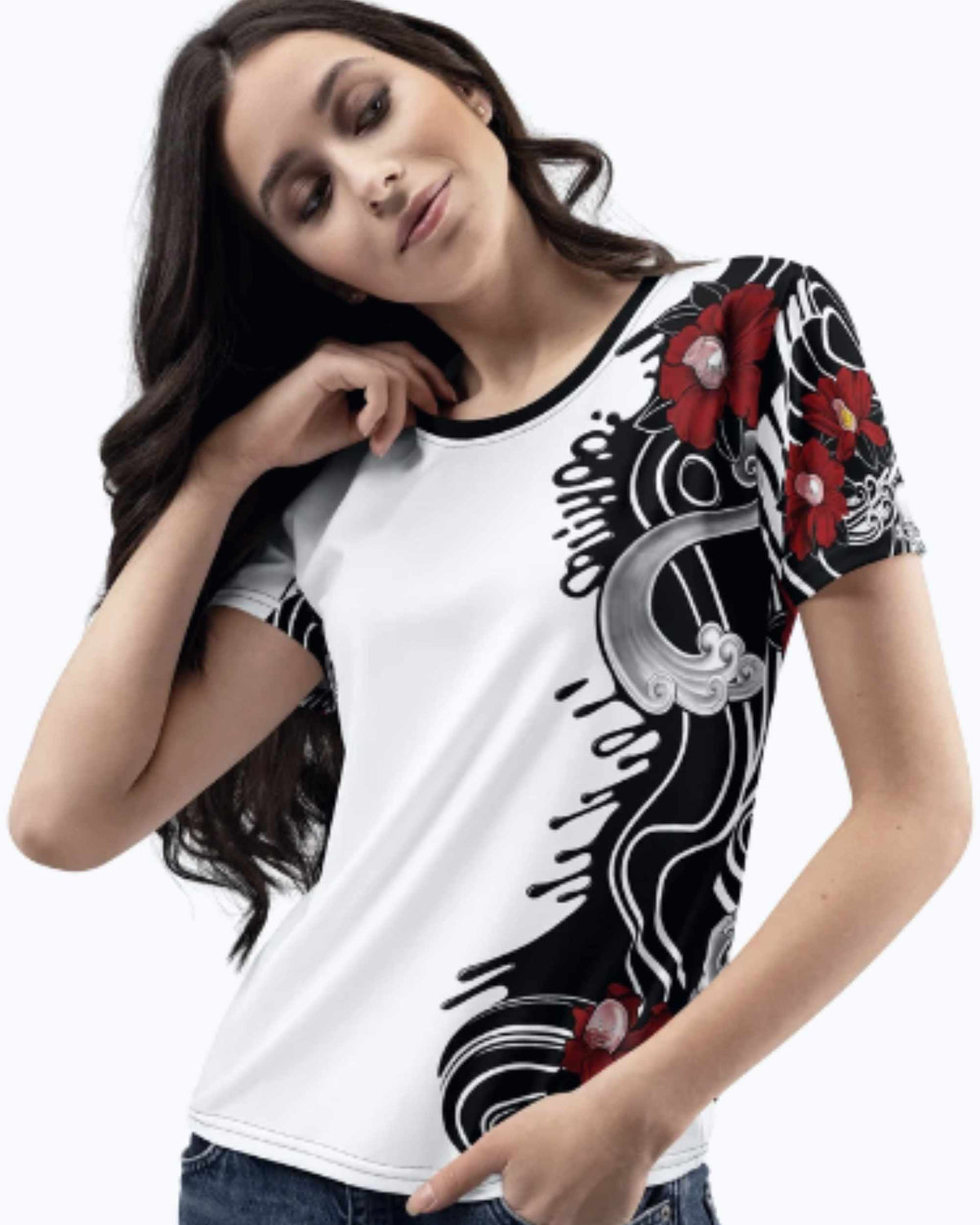 Crew Neck Women's T-shirts Section